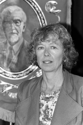 Marianne Elliott at the John Hewitt Summer School, 1993. (Pacemaker)