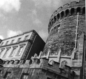 The Record Tower, Dublin Castle, formerly the State Paper Office, where the Rebellion Papers were held, until its amalgamation into the National Archives, Bishop Street. (Brigid Fitzgerald)