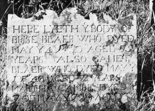 This gravestone from Raloo parish, near Larne, County Antrim, illustrates the impact of famine in early eighteenth-century Ulster. (Patrick Fitzgerald)