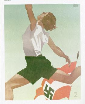 Reichssporttag by Ludwig Holhwein, 1934. (Stuttgart Staatsgalerie)