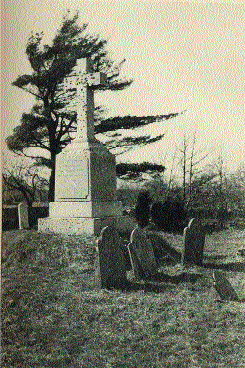 The granite MacSparran monument in St Paul's graveyard.