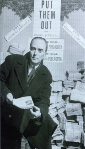 Clann na Poblachta leader Seán MacBride during the general election campaign of 1948; 21 years earlier he was a senior IRA officer and agent code-named ‘Ambrose’. In September 1927 the IRA’s commander in London reported (in secret code) to Moss Twomey: ‘I received another letter from our friend [a Soviet intelligence officer]. He is in Amsterdam. He wants to see “Ambrose” immediately. He gives the name of a café where he can be met in. Says he has a present, which he is anxious to get rid of’. (Getty Images/Time Life Pictures)
