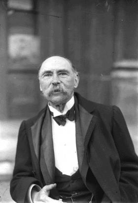 Douglas Hyde—no Catholic member of the cabinet would attend his funeral for fear of excommunication.