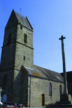 Pl. 6—La Ronde-Haye, France. The slim tower shown here is also seen in Irish hall-houses such as Oldcourt, Co. Wicklow. (W. Doran)