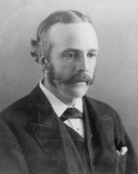 Arthur Balfour, chief secretary for Ireland from 1887 to 1891, with whom Major Nicholas Gosselin corresponded. (Multitext Project)