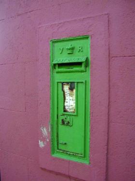 The three types of Victorian post boxes in County Wexford the majority were wall-mounted like this one (top) in John Street Upper, Wexford.