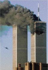 Above: The twin towers of the World Trade Center as the second aircraft is about to strike on 11 September 2001. Controversially, the IRB can be viewed as the forerunners of modern-day terrorism, as the attention devoted to the Fenians in post-9/11 histories of international terrorism demonstrates. (Daily Mail)