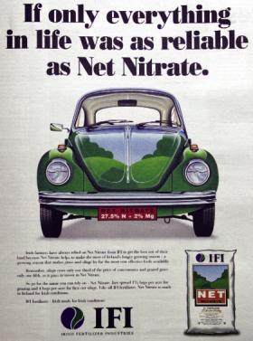 Farmyards cannot be decommissioned. An unfortunate use of imagery in this ad for Net Nitrate fertiliser. 