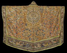 Silk-with-gold-thread Daoist priest’s robe, seventeenth/eighteenth-century, China. (All images, bar Bender sketch: National Museum of Ireland)
