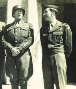 A young Cornelius Ryan with General George S. Patton in 1945. Ryan had a deep distrust of the Soviets ever since he had encountered Red Army troops in Prague whilst covering Patton’s advance through Europe for the Daily Telegraph. (Dominic Phelan)