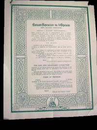 The enrolment form of the Irish Vigilance Association’s ‘Good Literature Crusade’ against ‘the bad and unsavoury literature imported to our shores’ and the Report of the Committee on Evil Literature (1926)—both expressions of the concern of Catholic commentators about the corrosive effects of the foreign (i.e. British) press in Ireland. (National Library of Ireland)