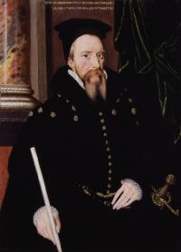 William Cecil, later Lord Burghley, served Queen Elizabeth I for 40 years (1558–98), first as principal secretary, later as lord high treasurer and throughout as an active member of her privy council. (National Portrait Gallery, London)