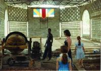 The interior of a church under construction at Port Harcourt, Nigeria, in 1977. (St Patrick’s Missionary Society, Kiltegan)