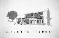 A drawing of a Nigerian mission house by Pearse McKenna, who pioneered the way for Irish architects in Africa. (Pearse McKenna)