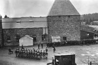 Inside Frongoch internment camp in 1916.