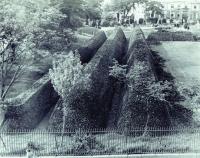 Stockpile of turf in Galway’s Eyre Square during the Emergency. As the threat of invasion receded after 1941, the Irish army was increasingly deployed on non-military duties, such as helping with the harvest, disposing of animal carcases (after foot-and-mouth outbreaks) and cutting turf. According to one would-be deserter, ‘. . . we were fed up working in the bog, cutting turf . . . we were supposed to be soldiering’. (Tom Kenny)