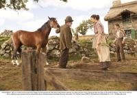 The opening half-hour of the film is set in the breathtaking rural idyll of pre-war Devon, where Albert (Jeremy Irvine, right), an earnest farmer’s son, forms a close bond with a thoroughbred horse called Joey.