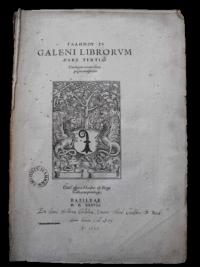 Frontispiece of Galeni Librorum