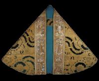 Late fifteenth- to early sixteenth-century embroidered cope (a vestment worn by priests on ceremonial occasions), Waterford Cathedral. Made of Italian silk, the embroidery is Flemish.(All images: National Museum of Ireland)