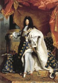 Portrait of Louis XIV of France by the French baroque painter Hyacinthe Rigaud (1701). The financial excesses of Louis XIV created the severe debt overhang problem for France that forced its regency government to take a gamble on John Law’s ‘Scheme’.