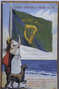 Pro-Home Rule postcards from the period. (Linen Hall Library; Mid-Antrim Museum)