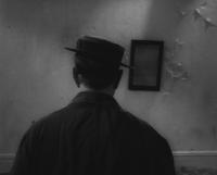  still from Samuel Becket’s Film, which even the catalogue essay by Theo Dorgan acknowledges is ‘hopelessly dated now’. (Barney Rossett)