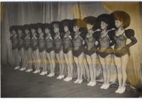 The Royal’s permanent dance troupe, the ‘Royalettes’, c. 1940s—Babs de Monte, who, along with Alice Delgarno, trained them, is fourth from the right. (Wade Collection, Gilbert Library)