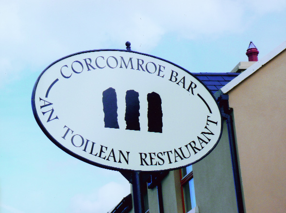 The Corcomroe Bar, Doolin, Co. Clare, a revival of the local baronial name.