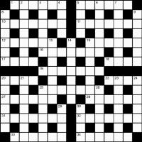 crossword no. 20 1