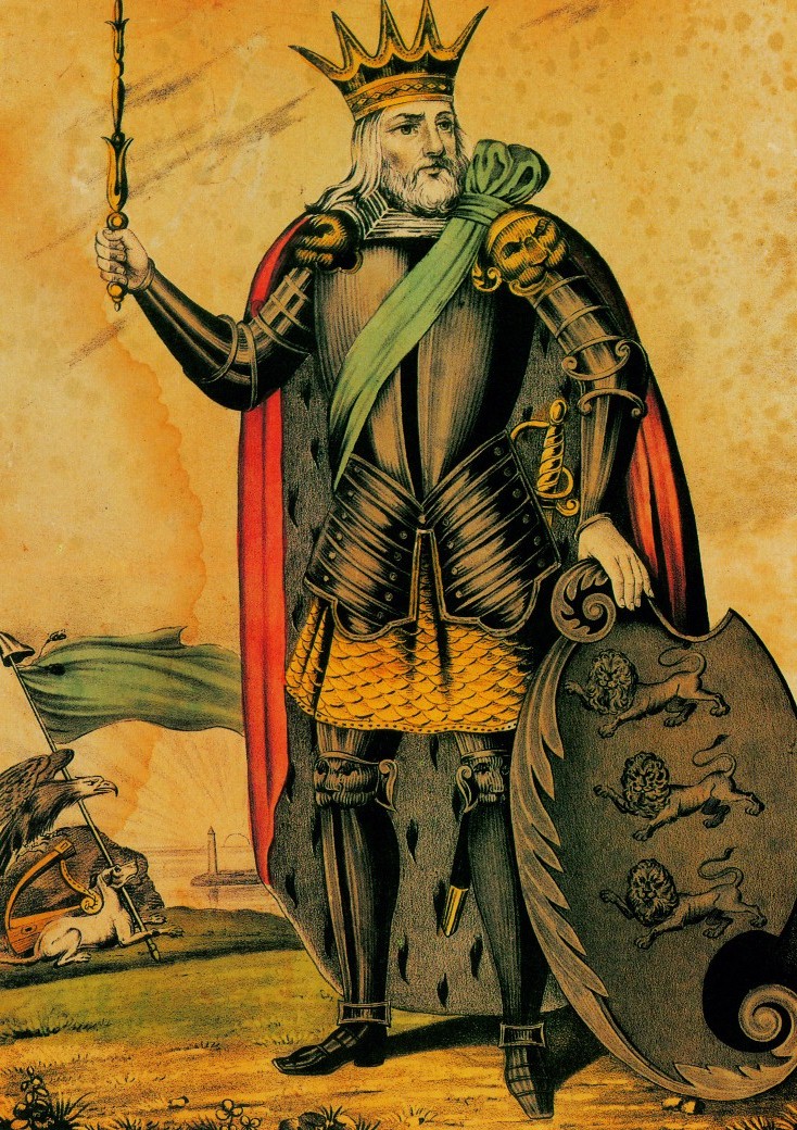 Brian Bí³raimhe, ‘Imperatum Scotorum'. Brian Boru, ‘Monarch of Ireland'. (Currier and Ives)