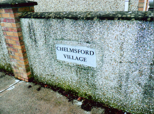 ‘Chelmsford Village' (in the suburbs of Dublin), an example of the tendency to name new housing developments after places in England.