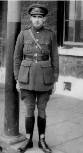 Above: One of the shooters, Col. Padraig O’Connor, in National Army uniform in Beggars Bush barracks, 1922. (Diarmuid O'Connor) 