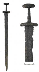  A Viking sword, contemporary with the battle, from Christchurch Place, Dublin. (NMI)