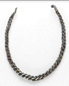 A silver neck-ring from either County Clare or County Limerick. (NMI)