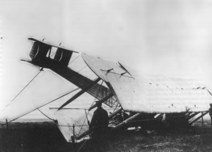 The documentary began with the landing of Alcock and Brown in Roundstone bog in 1919 after completing the first transatlantic flight from North America to Europe.