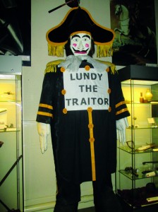 The most imposing exhibit is the effigy of Governor Lundy. (Apprentice Boys Museum) 