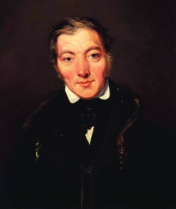 A contemporary portrait of Robert Owen.