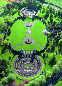 The Irish National War Memorial Gardens is an architecturally designed, classically composed garden, arranged symmetrically on a north–south axis. (OPW)