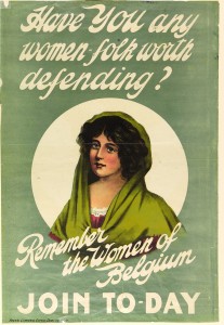 Remember the women of Belgium’! (National Library of Ireland) 
