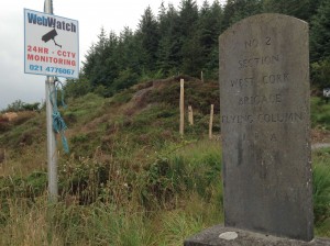 Several unsightly large signs were also erected in the middle of the ambush site, warning visitors of ‘24-hour CCTV monitoring’.