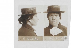 Lily Connor, a fish-dealer, aged 31 on admission to the State Inebriate Reformatory at Ennis in February 1911, received a three-year sentence for attempted suicide and being a habitual drunkard. Born in Dublin, she was married with no children and had 55 previous convictions. (NAI) 