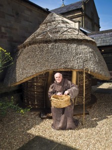 The life-size reconstruction of an Irish monk’s cell in the courtyard outside. On certain days a ‘real-life’ monk is on hand to explain about monastic life all those centuries ago. (All images: North Down Museum)