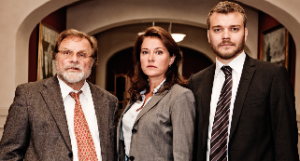 Prime Minister Birgitte Nyborg (Sidse Babett Knudsen) in Borgen, which had rounded characters; the depictions of some individuals in Charlie often seemed little more than caricatures. 