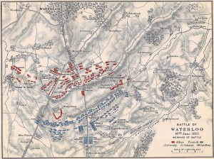 Waterloo battle map