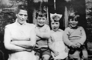 Jean McConville with three of her ten children c. 1970. Her ‘disappearance’ in December 1972 was one of several that the PSNI investigated using subpoenaed interviews from the Boston College ‘Belfast’ oral history project, whose main failing was in misleading interviewees about the legal protection it could offer them. 