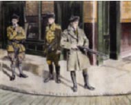 The Black and Tans—brought into Ireland in 1920 to assist the armed police force, the Royal Irish Constabulary. (Mick O’Dea)