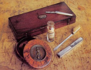 Napoleon memorabilia, including his toothbrush, donated to the College by the deposed emperor’s doctor on St Helena, Irishman Barry O’Meara. 