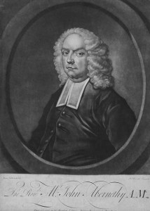 Revd John Abernethy—his Sermons of the perfection of God (1740) is amongst the pro-Unitarian tracts listed.