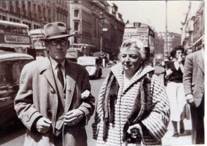 My maternal grandmother, Moya Corcoran, and her husband, P.J. A member of the Royal Dublin Society, she regarded London as the centre of civilisation.
