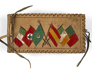 Autograph book belonging to a volunteer with the 15th (Irish) Bandera of the Nationalist Spanish Foreign Legion. (NMI)